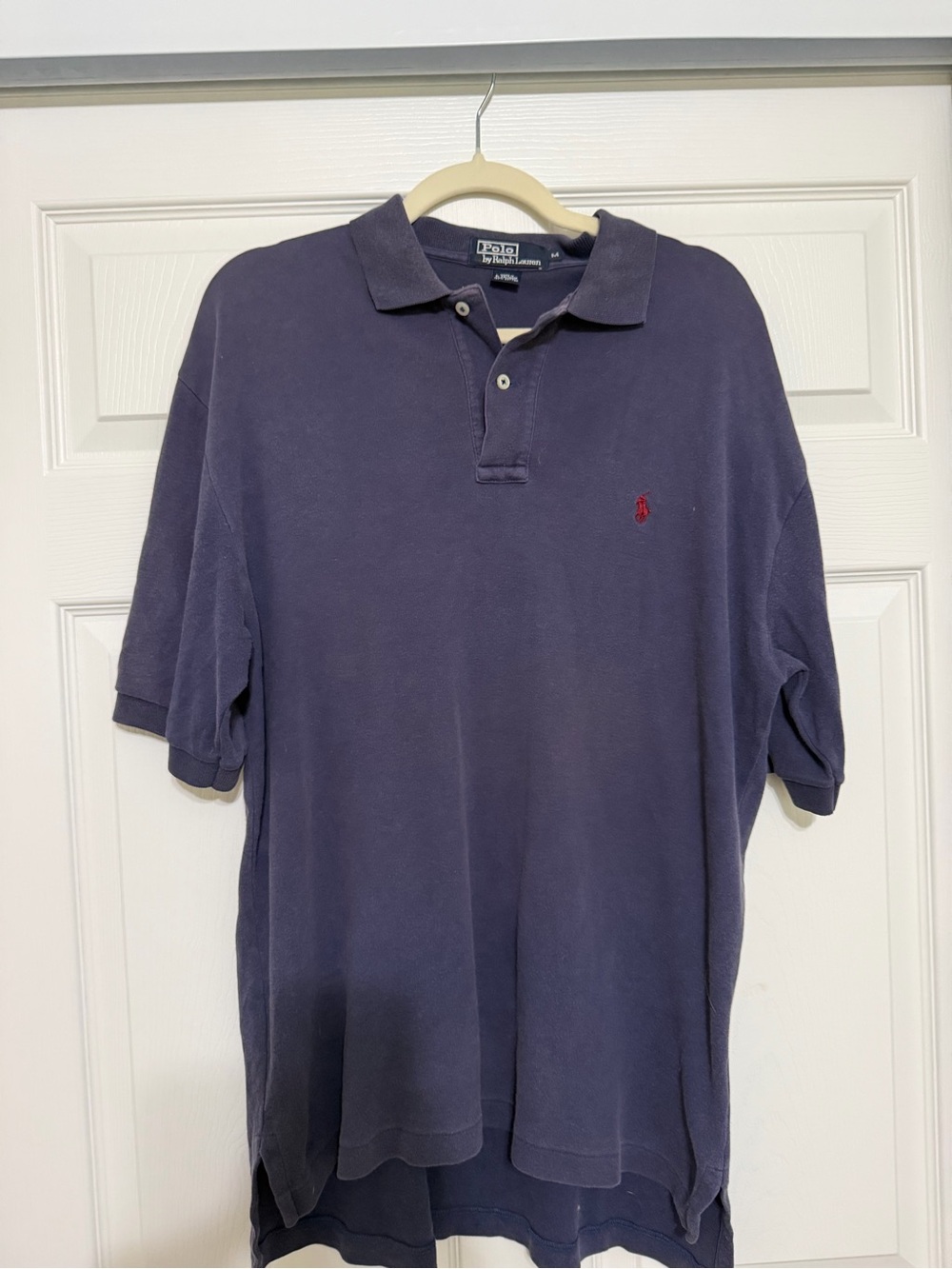 Polo by Ralph Lauren Men's Navy Polo with Red Pony